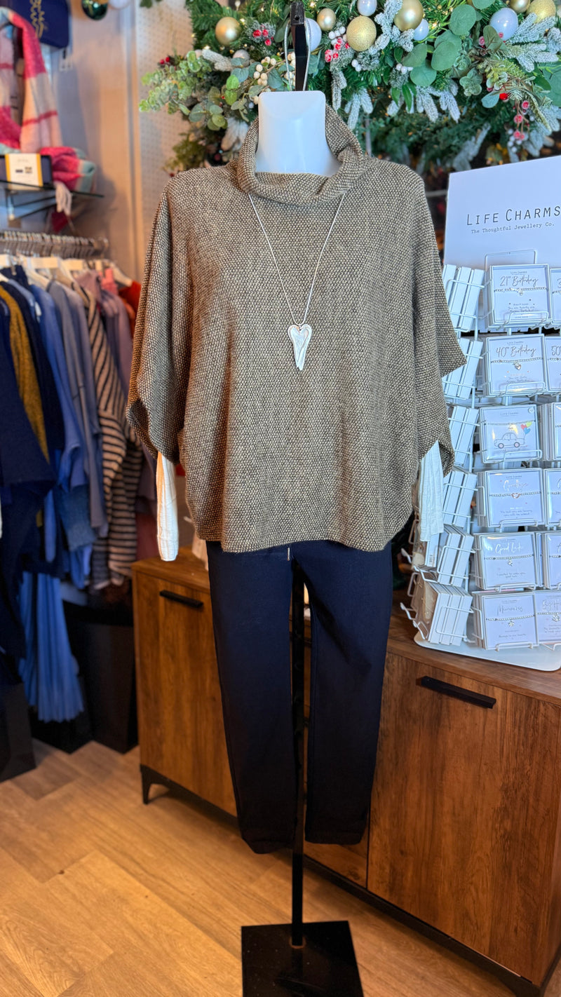 GOOSE ISLAND - Cowl poncho tops