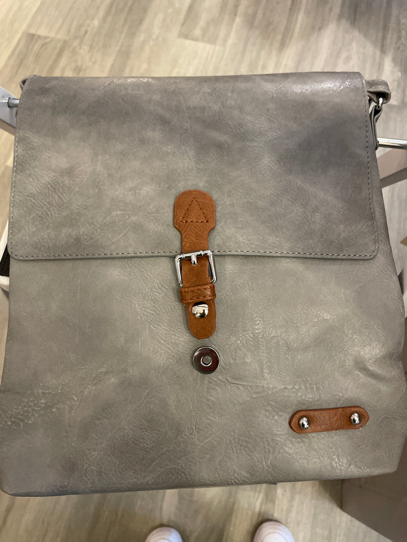 SATCHEL BAG - GREY