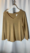 SELENA Seam sleeved jumper v neck