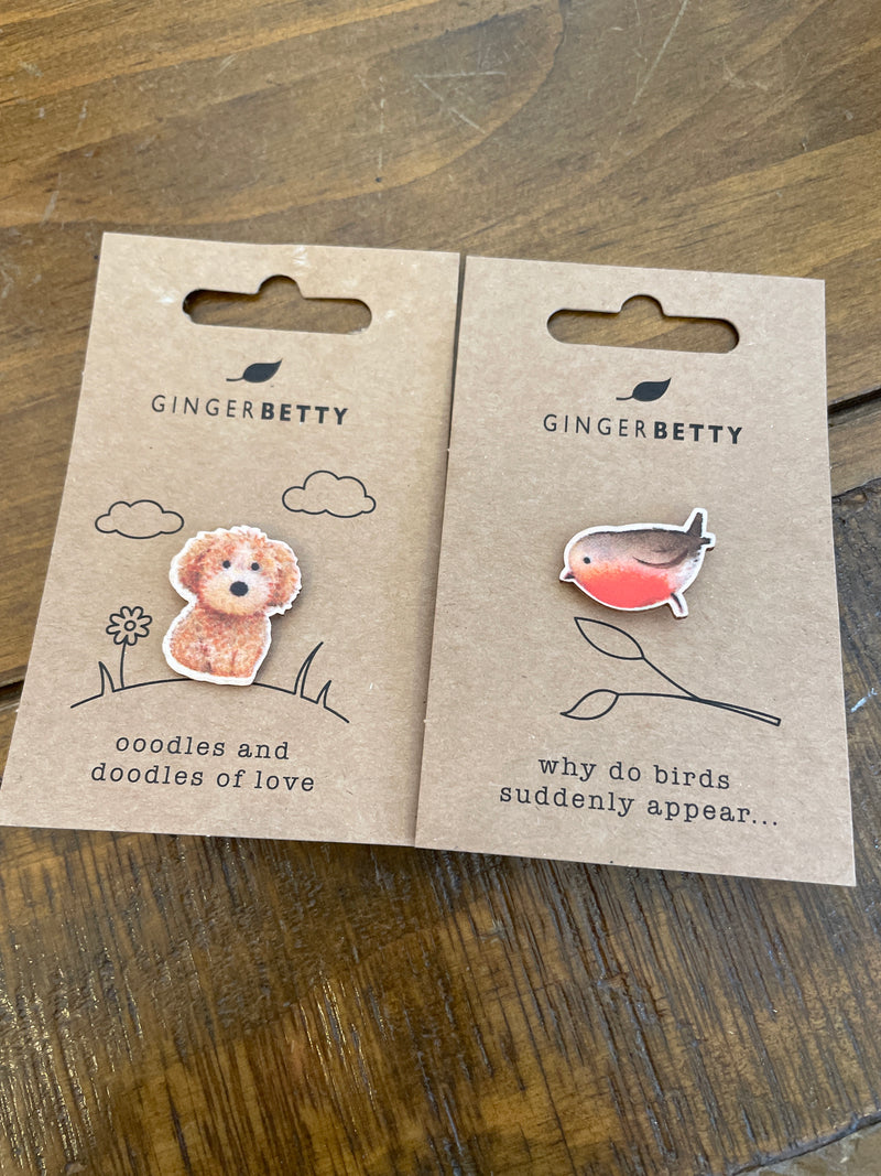 GINGER BETTY - pin badge