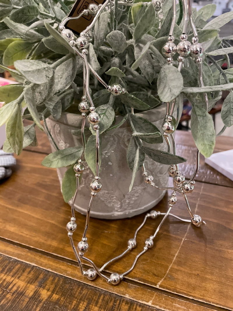 J & L Cascading connection necklace - Silver