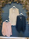 STUDIO - WRAP OPEN KNIT TOP