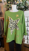 GOOSE ISLAND - Jersey oversized star top