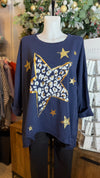 GOOSE ISLAND - Jersey oversized star top