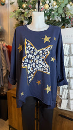 GOOSE ISLAND - Jersey oversized star top