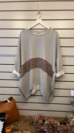 MADE IN ITALY - Leopard jersey top