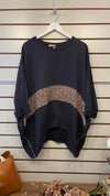 MADE IN ITALY - Leopard jersey top