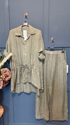 ELEGANT - 2 PIECE LINEN SUIT