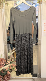 NEW COLLECTION - Satin dress leopard