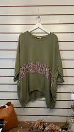 MADE IN ITALY - Leopard jersey top