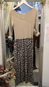 NEW COLLECTION - Satin dress leopard