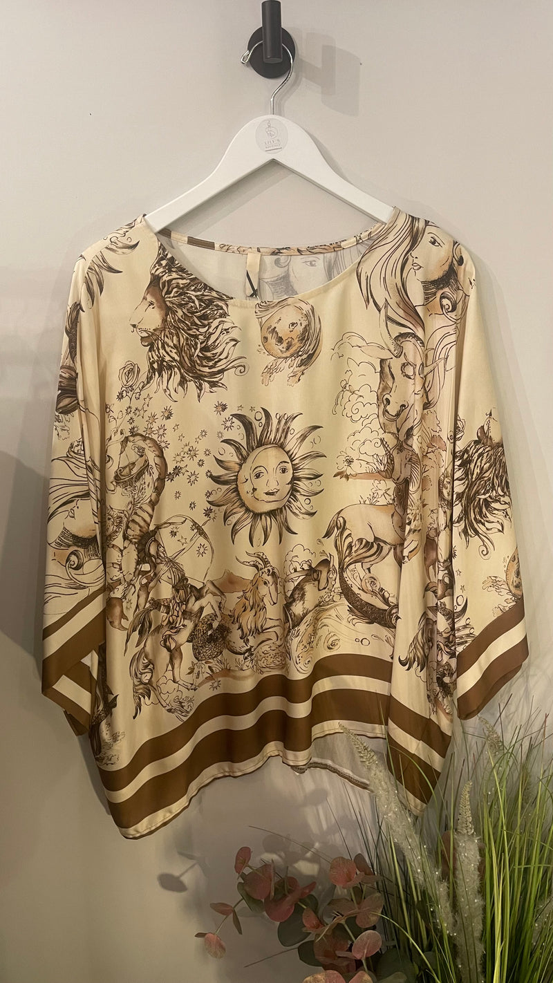 ZOLA Zodiac Silk blouse