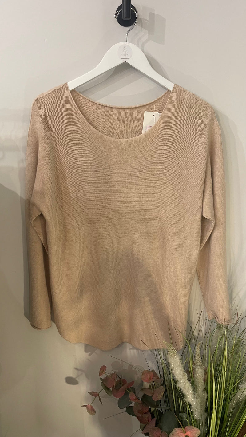 SELENA seam jumper round neck