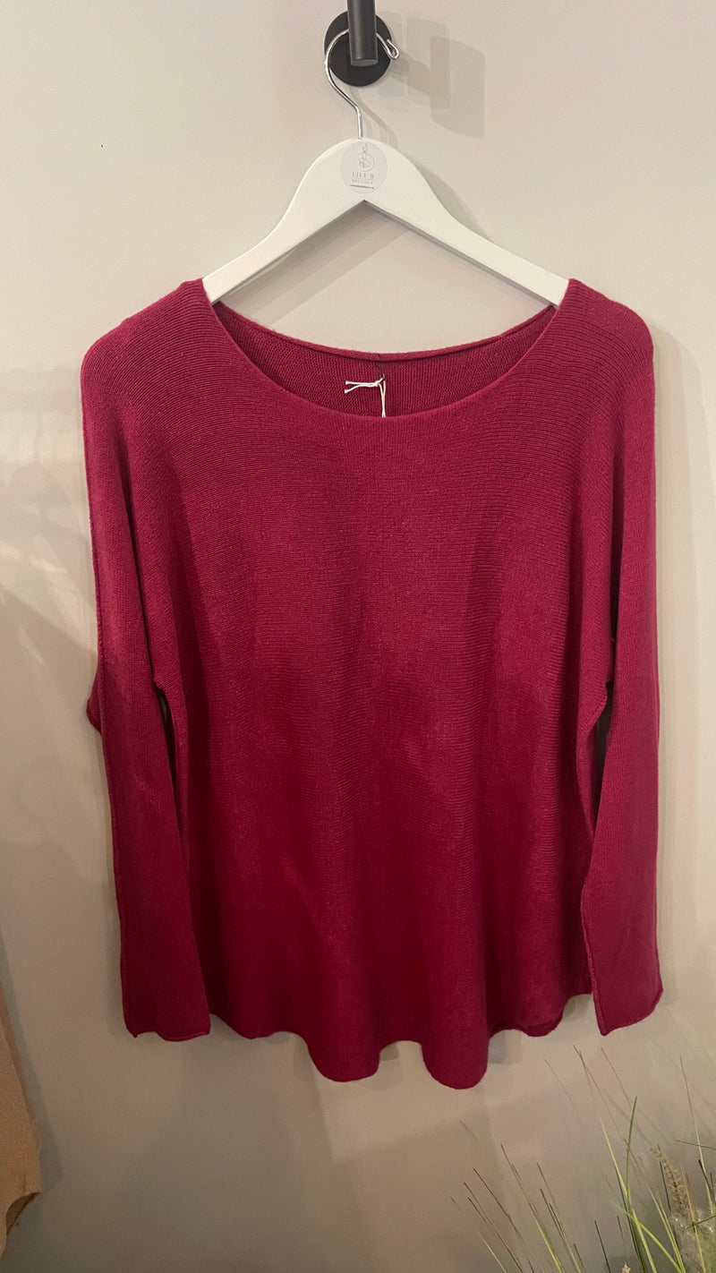 SELENA seam jumper round neck