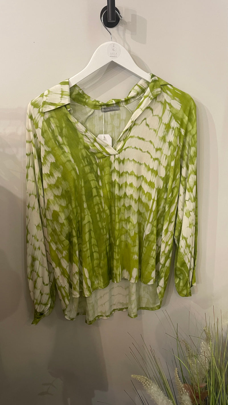 LUCIOUS lime shirt