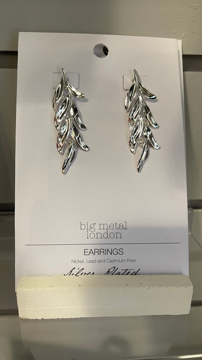 BML - Large Leaf Earrings