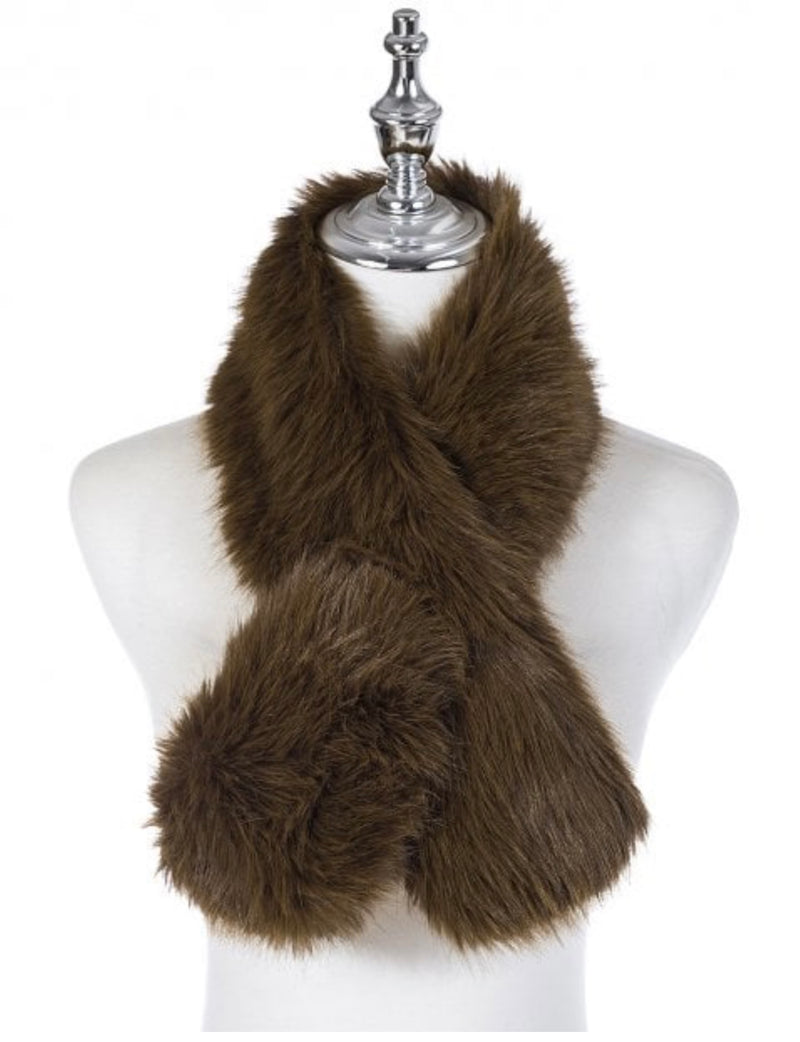 APL FAUX FUR SCARVES