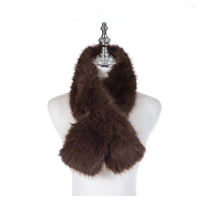 APL FAUX FUR SCARVES