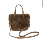 APL FAUX FUR - Little Leather handle Bags