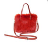 APL FAUX FUR - Little Leather handle Bags