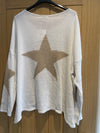 NOTO BENE - Knitted gold star jumper