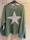 NOTO BENE - Knitted gold star jumper