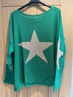 NOTO BENE - Knitted gold star jumper